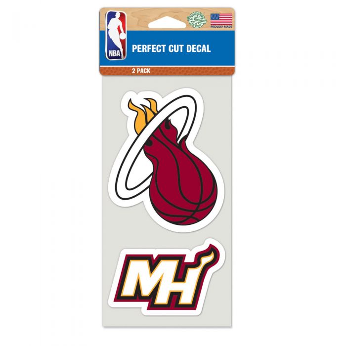 Miami Heat 2 pack Perfect Cut Decal