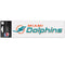 Miami Dolphins Wordmark Perfect Cut Decal Strip - 3" x 10"