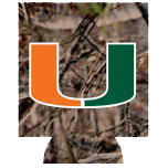 Miami Hurricanes Can Hugger - Camo - CanesWear at Miami FanWear Tailgate Gear JayMac Sports CanesWear at Miami FanWear