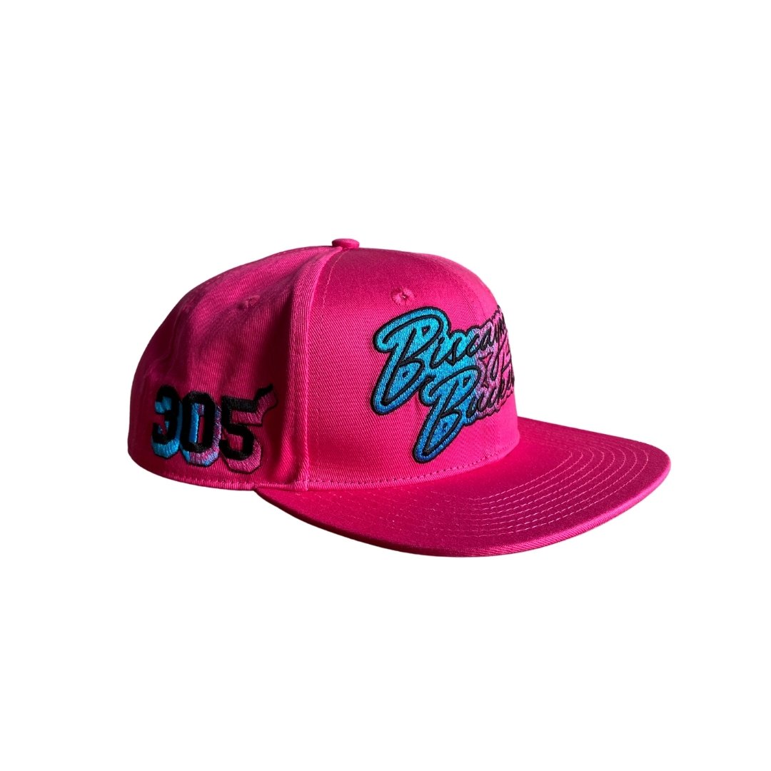 Dyme Lyfe Biscayne Buckets Snapback Hat - Pink