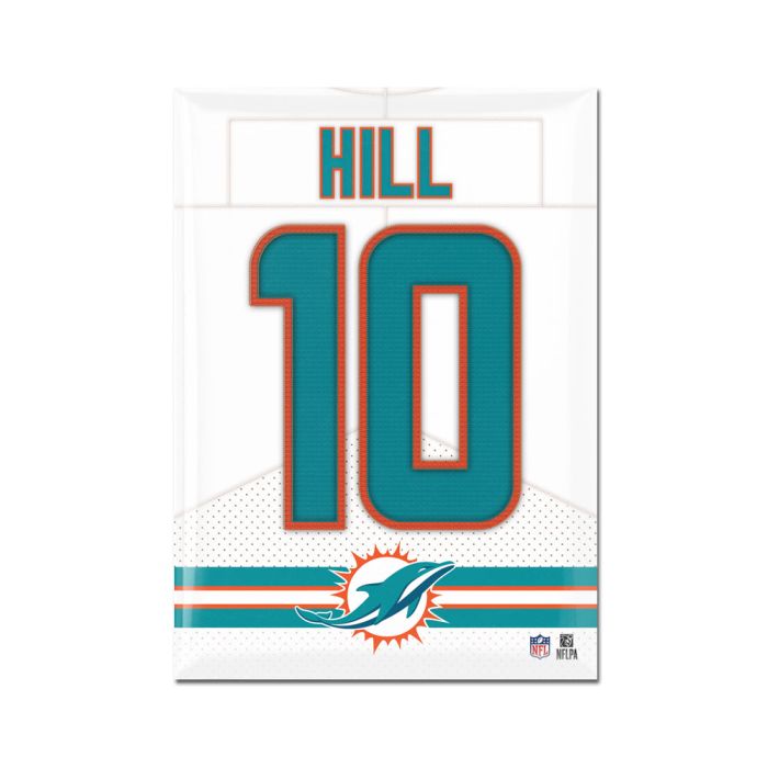 Miami Dolphins Tyreek Hill Metal Magnet