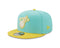 Miami Heat New Era Color Pack 9Fifty Snapback Hat - Mint/Yellow