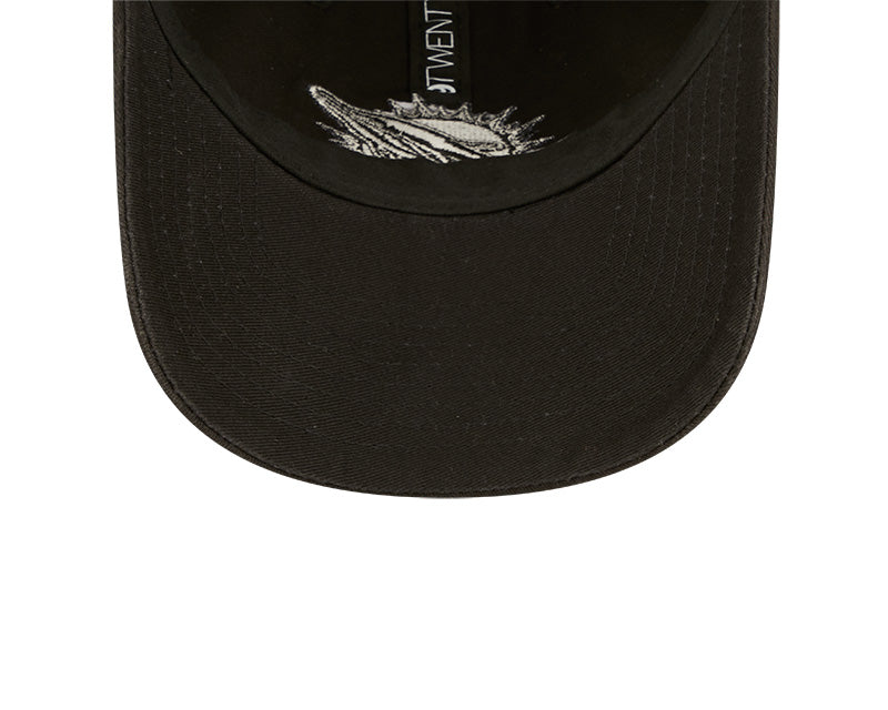 Miami Dolphins New Era Classic Core 2.0 Basic 9twenty Adjustable Hat - Black