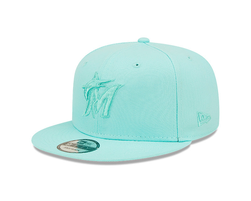 Miami Marlins New Era Color Pack 9Fifty Snapback Hat - Mint