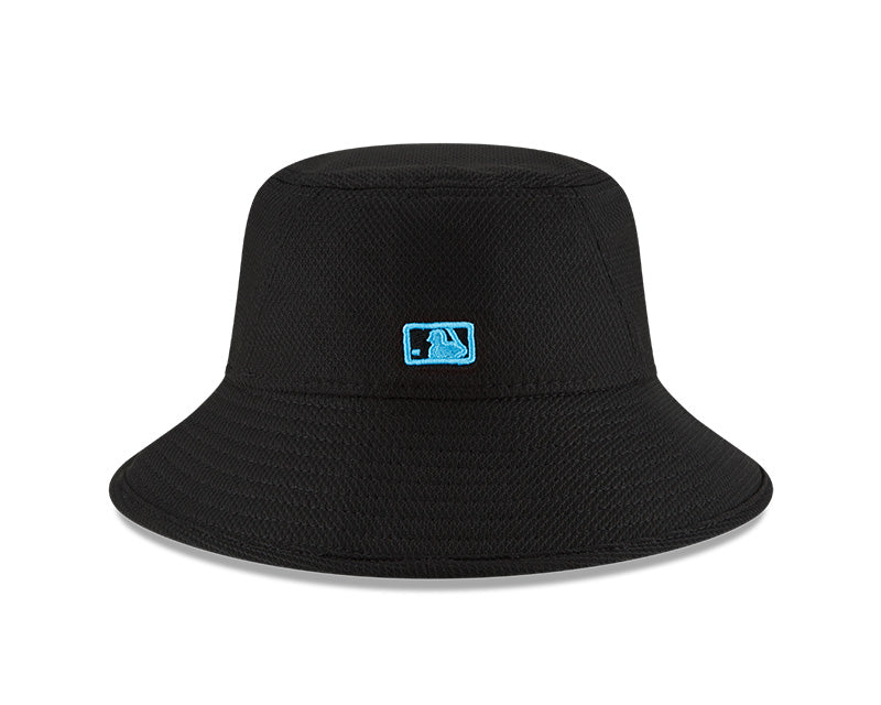 Miami Marlins New Era 2022 Batting Practice Bucket Hat - Black