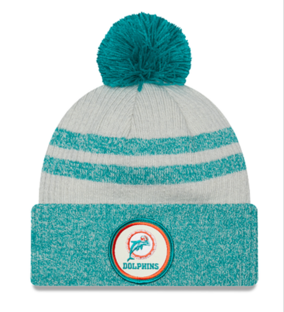 miami dolphins knit hat