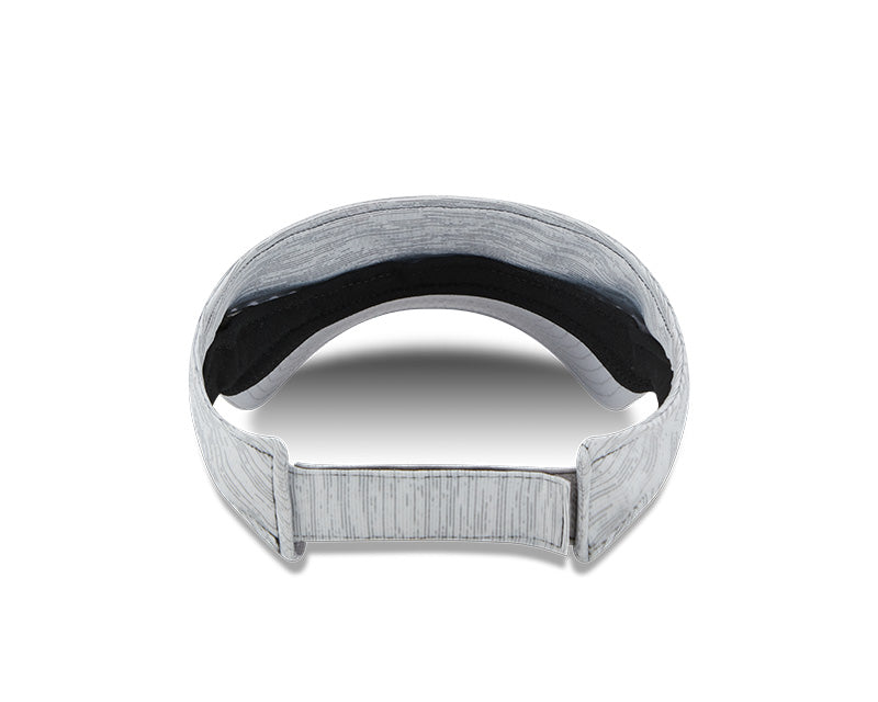 Miami Heat New Era Distinct Adjustable Visor - Grey