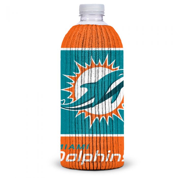 Miami Dolphins Knit Bottle Cooler