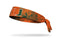 Miami Hurricanes Tie Headband The U Logo - Grunge Orange