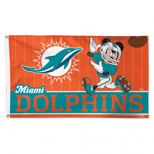 Miami Dolphins Disney Deluxe 3' x 5' Flag