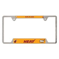Miami Heat Metal License Plate Frame