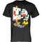 Miami Hurricanes Men's Sebastian Painting T-Shirt - Charcoal Grey
