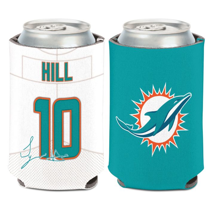 Miami Dolphins Tyreek Hill 2-Sided Can Koozie