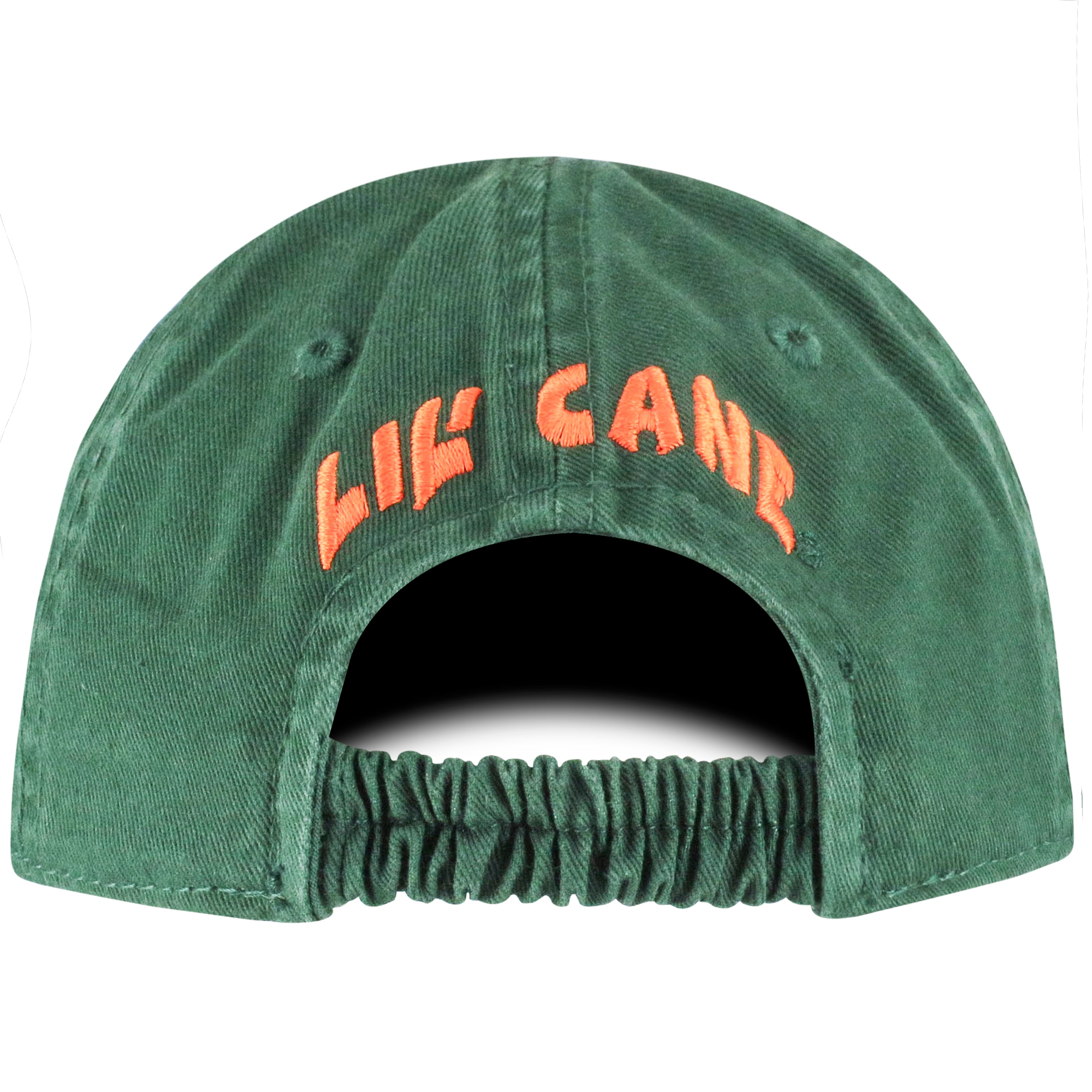 Miami Hurricanes Top of the World Infant Mini Me Snapback Green Hat