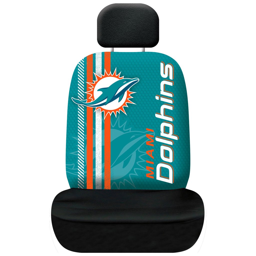 Miami Dolphins Car Seat Cover Rally Design