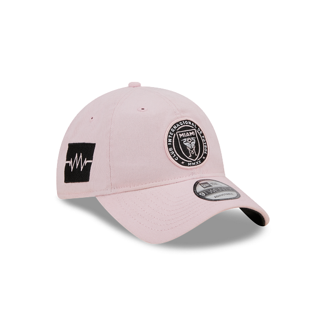 Inter Miami CF MLS New Era 9Twenty Heartbeat Adjustable Hat - Pink