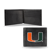 Miami Hurricanes Embroidered Billfold Wallet