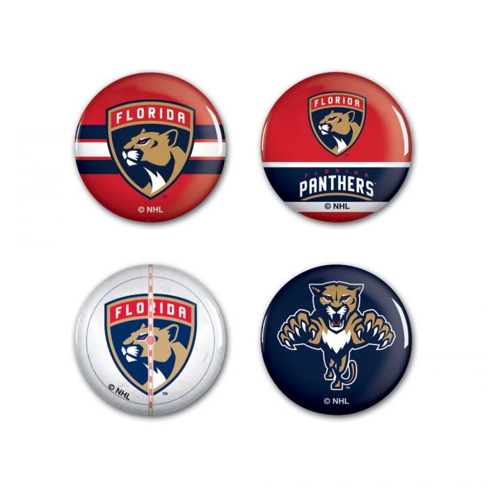 Florida Panthers 4 Pack Buttons