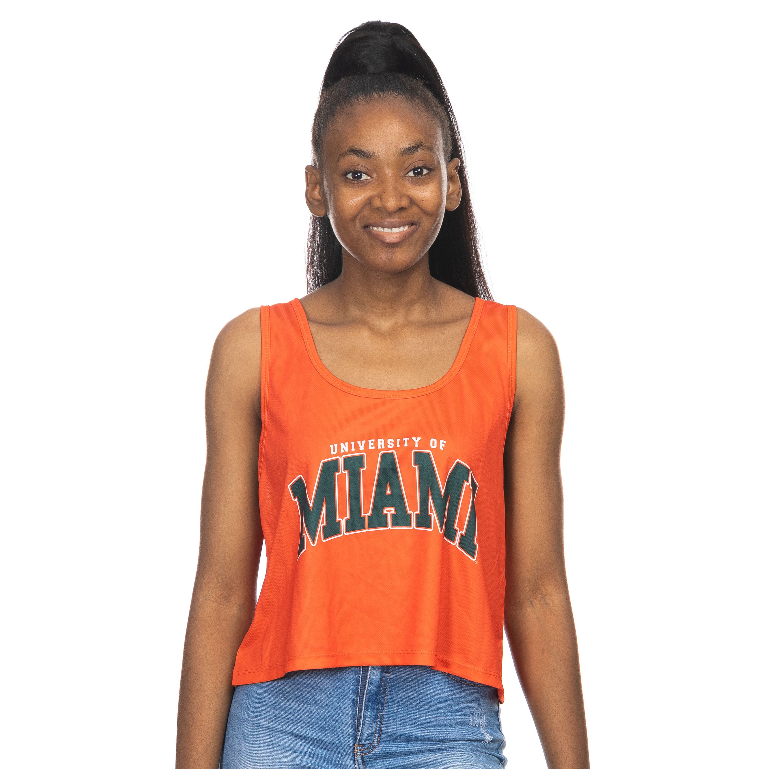 Miami Hurricanes ZooZatz Mesh Tank - Orange