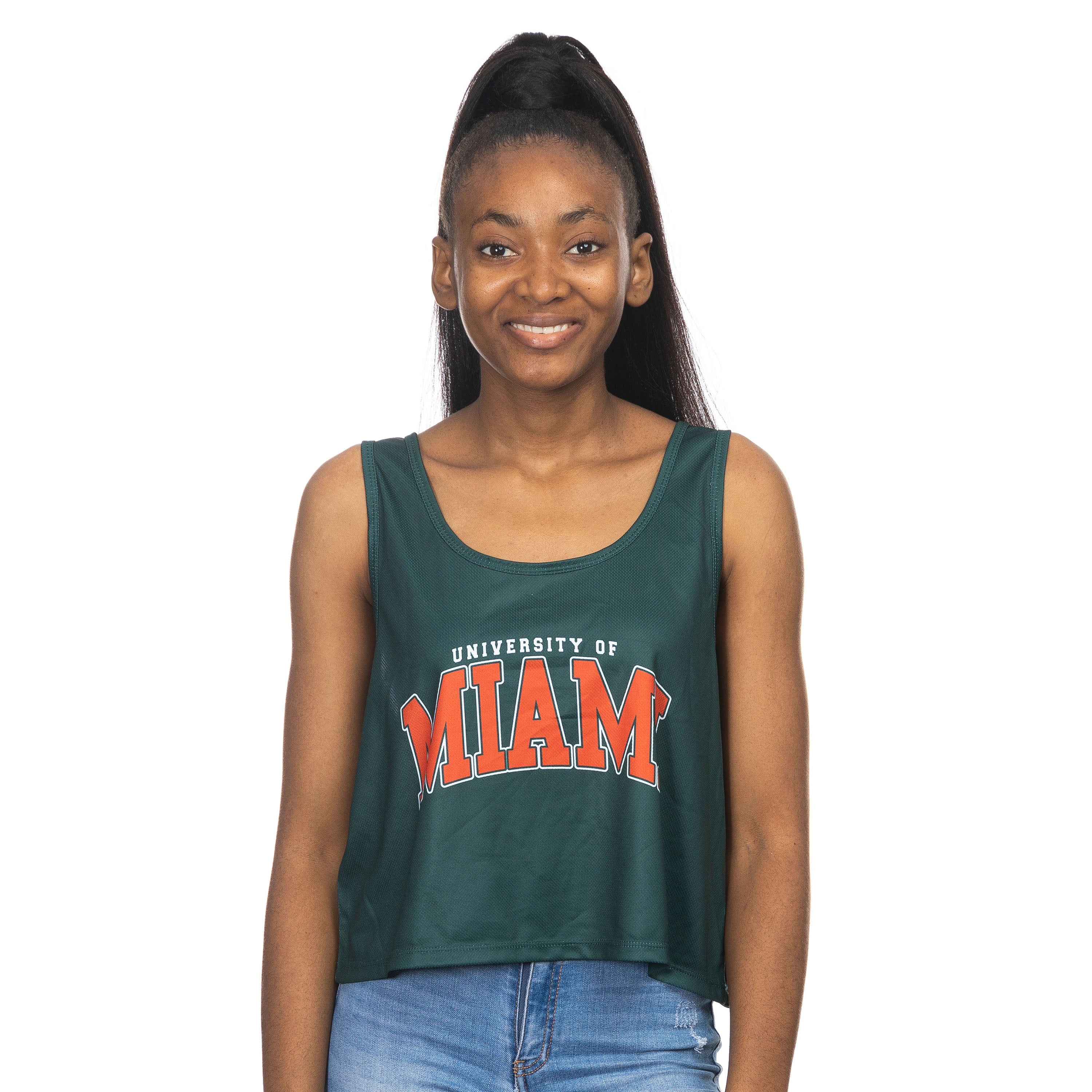 Miami Hurricanes ZooZatz Mesh Tank - Green