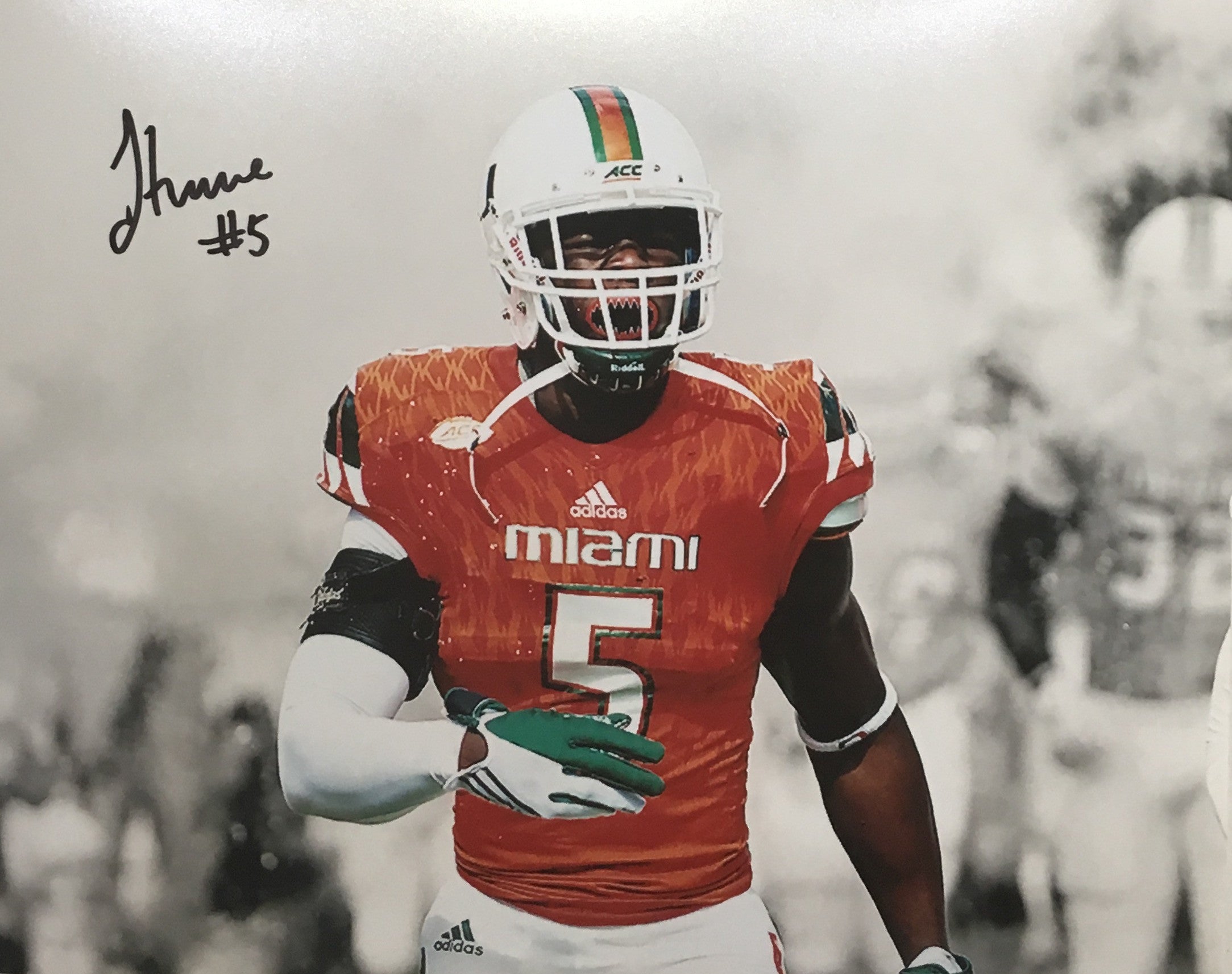 Autographed Jermaine Grace Photo - 8x10