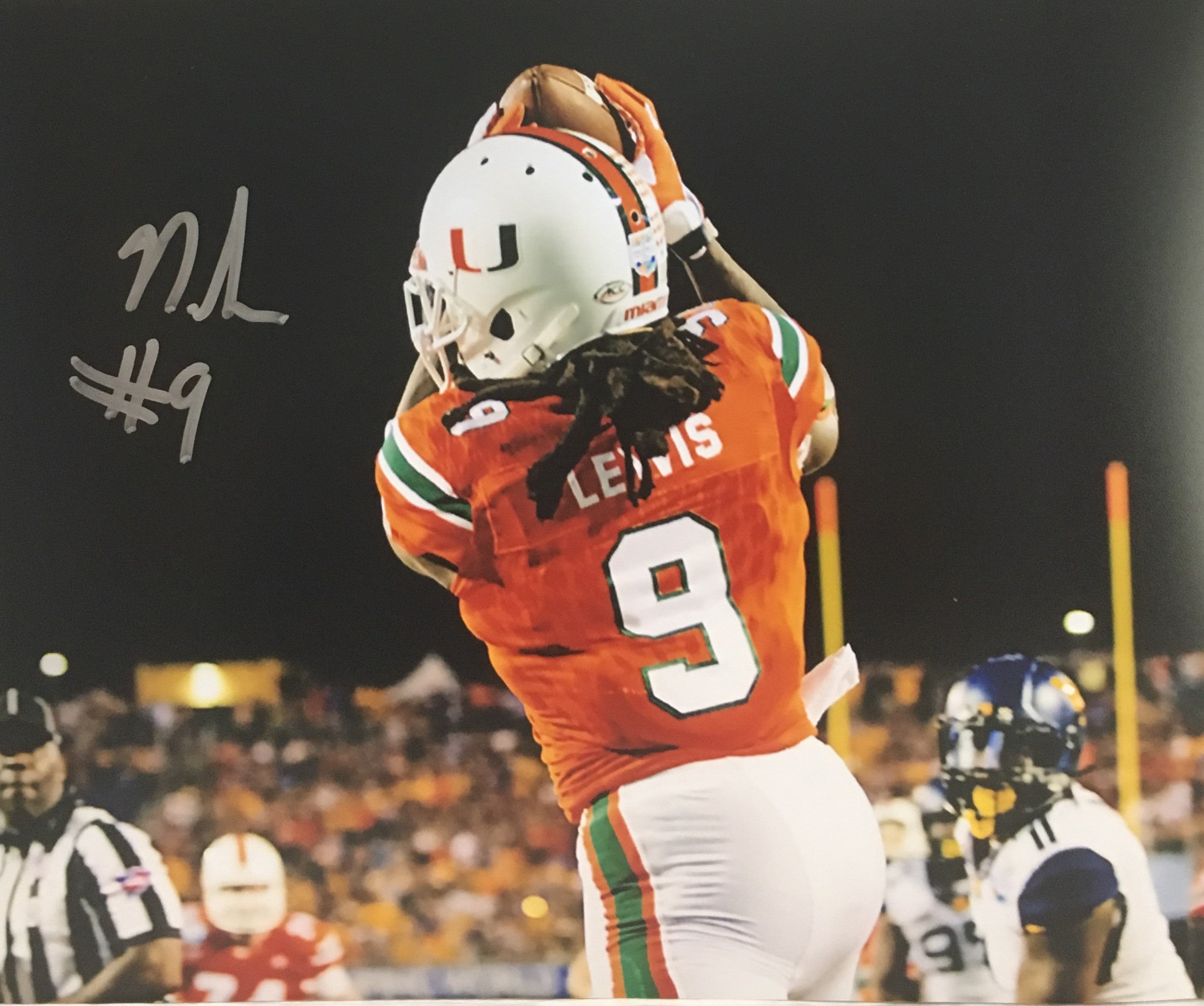 Autographed Malcolm Lewis Photo - 8x10