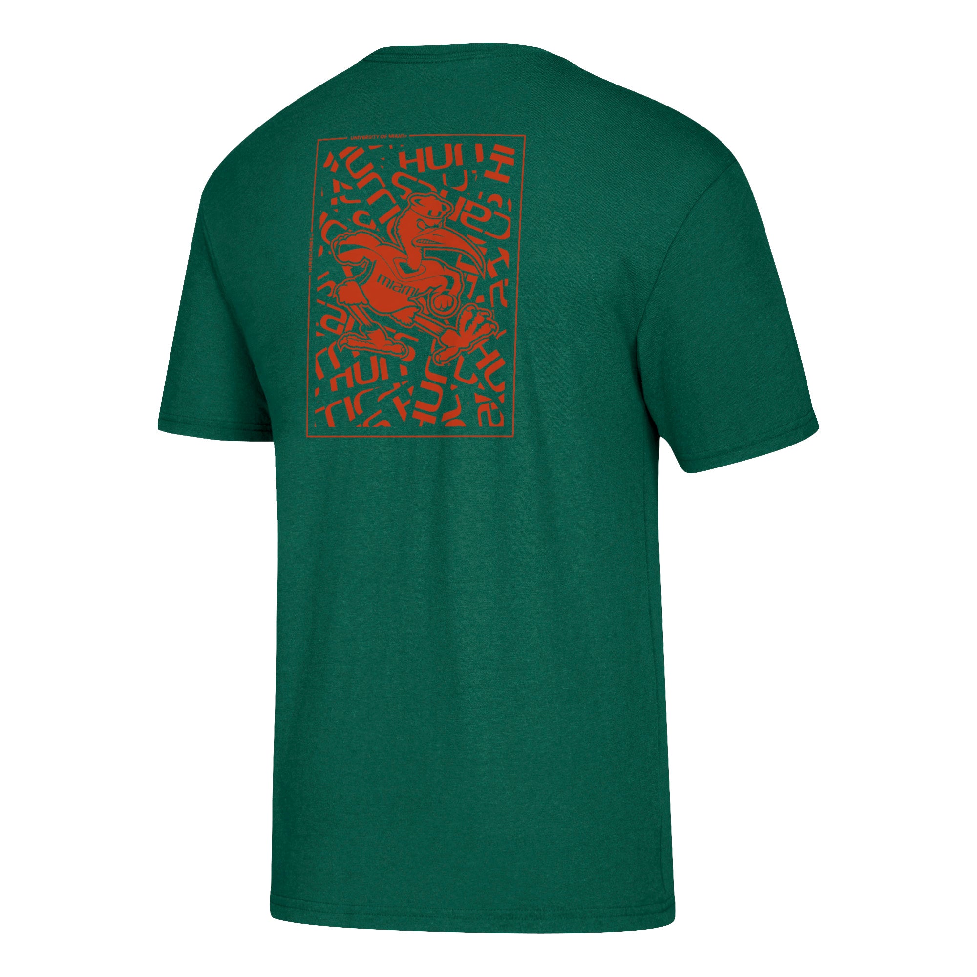 Miami Hurricanes adidas Sebastian Confetti Tri-Blend T-Shirt - Green