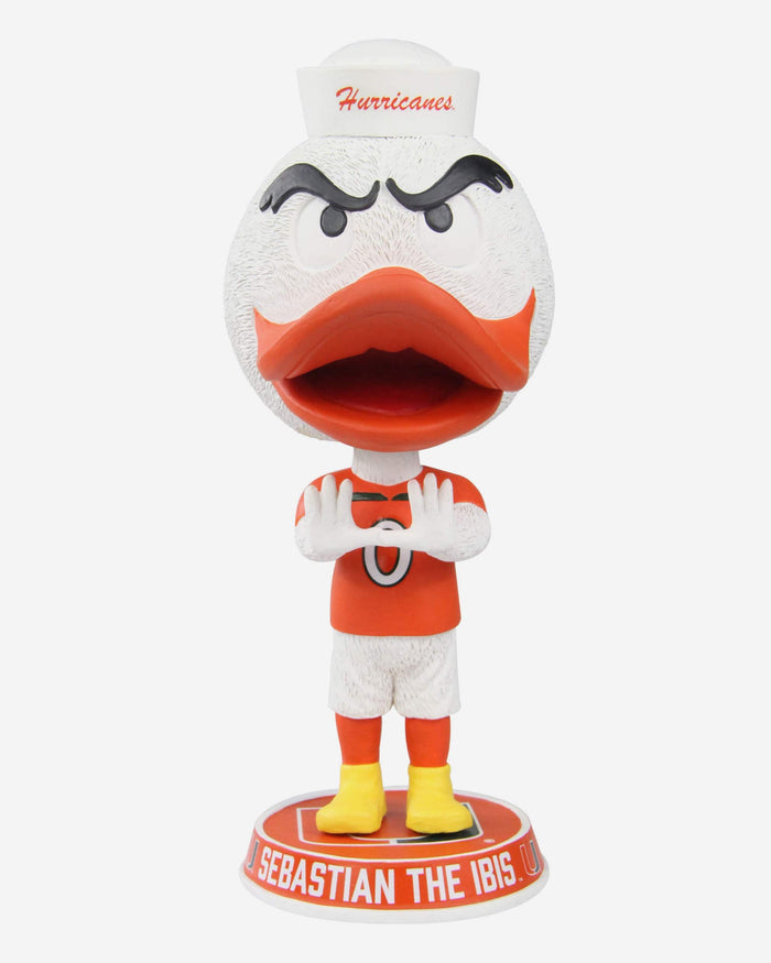 Sebastian Miami Hurricanes Mascot Bighead Bobblehead