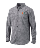 Miami Hurricanes Columbia Under Exposure L/S Shirt - Grey
