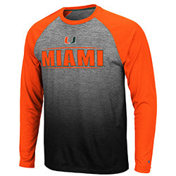 Miami Hurricanes Colosseum Mens Sitwell Sublimated L/S T-Shirt