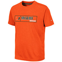 Miami Hurricanes YOUTH LA PAMPA S/S TEE - ORANGE