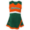 Miami Hurricanes Toddler Cheer Captain Outfit - Orange/Green