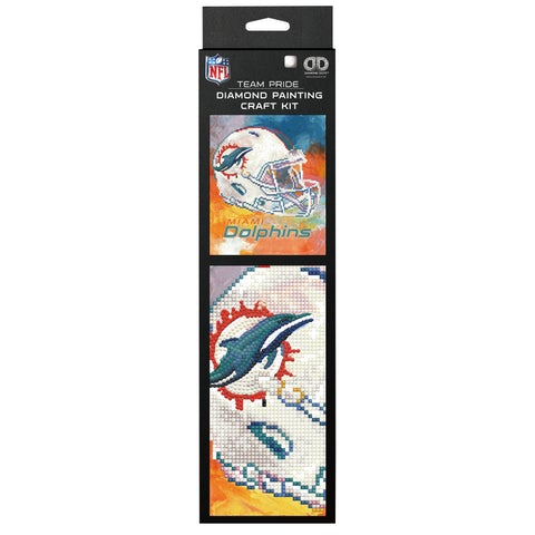 Miami Dolphins Team Pride Diamond Painting Craft Kit
