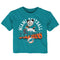 Miami Dolphins Disney Putting Up Numbers Toddler T-Shirt - Aqua