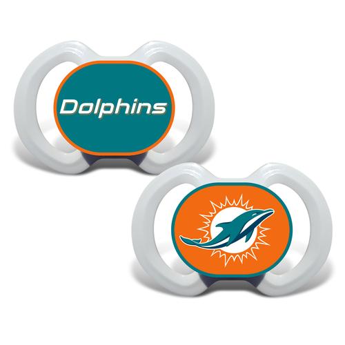 Miami Dolphins Orthodontic Pacifier - 2 Pack