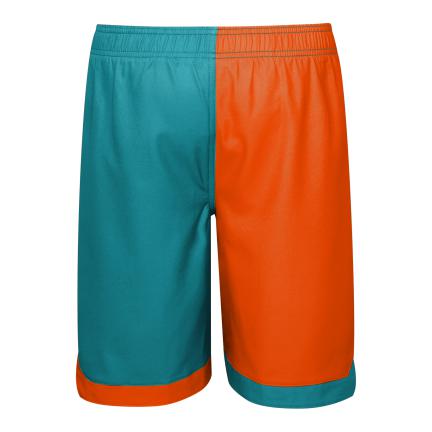 Miami Dolphins Youth Swim Trunks Bathing Suit  - Aqua/ Orange