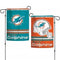 Miami Dolphins Garden 2-Sided Garden Flag - Aqua/Orange