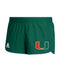 Miami Hurricanes adidas Women's Game Mode Training Shorts - Green