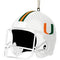 Miami Hurricanes Resin Helmet Ornament