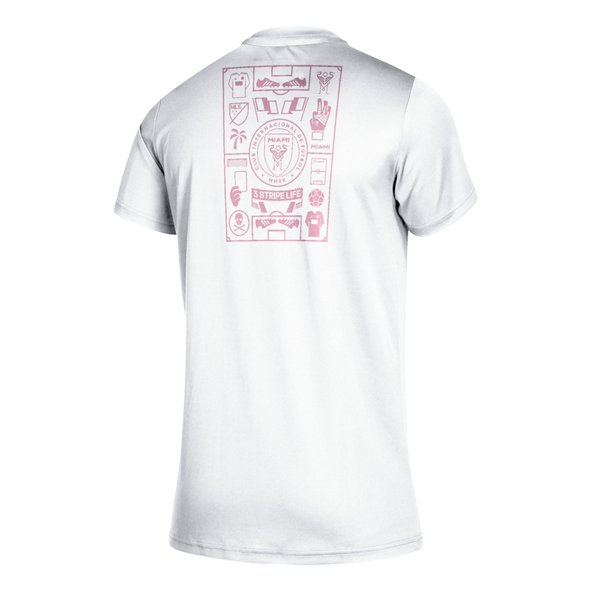 Inter Miami CF Youth SS Isn't It Iconic Soccer T-Shirt - White