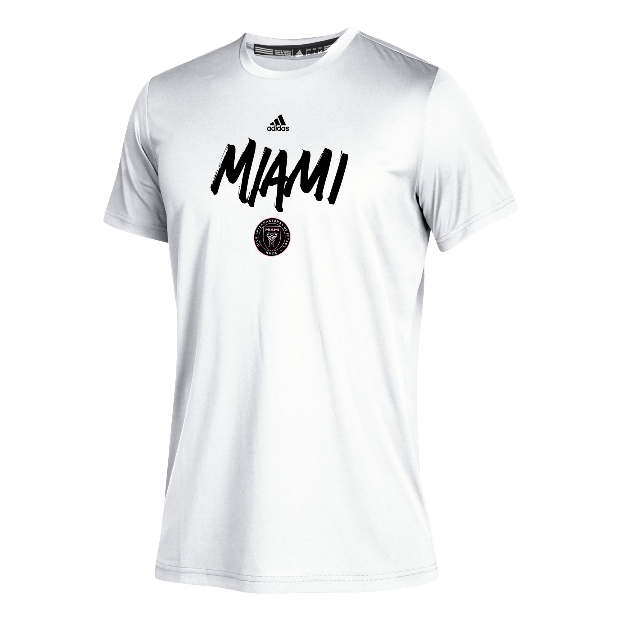 Inter Miami CF Youth Wordmark Goals SS T-Shirt - White