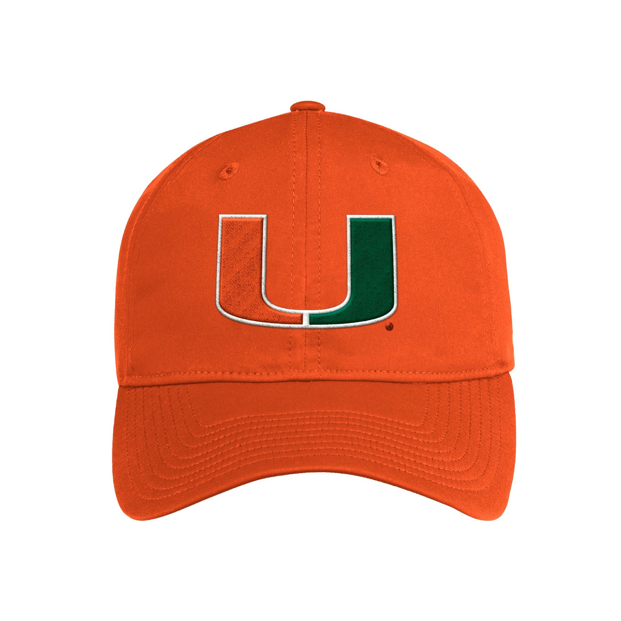 Miami Hurricanes adidas Coaches Slouch Adjustable Hat - Orange
