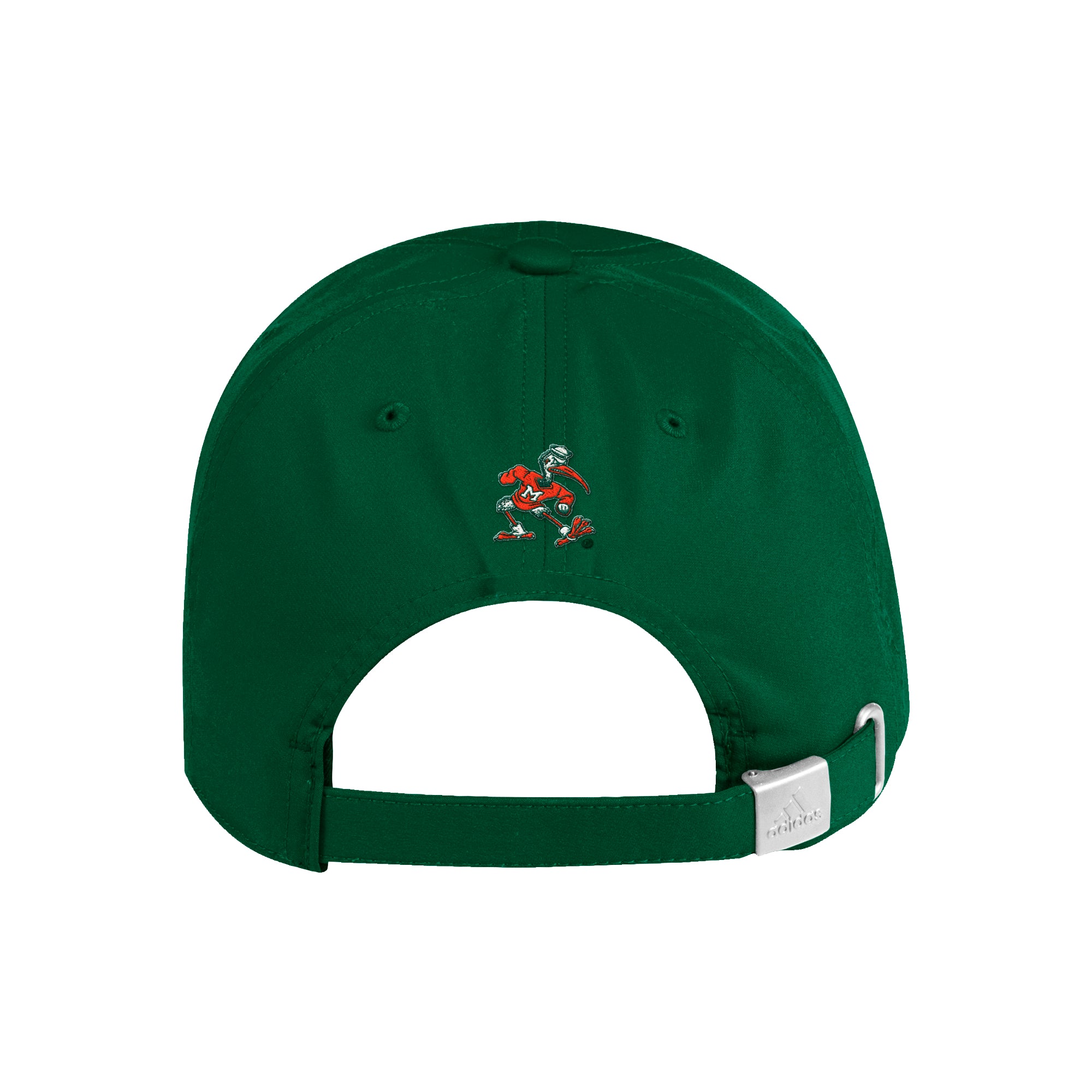 Miami Hurricanes adidas Coaches Slouch Adjustable Hat - Green