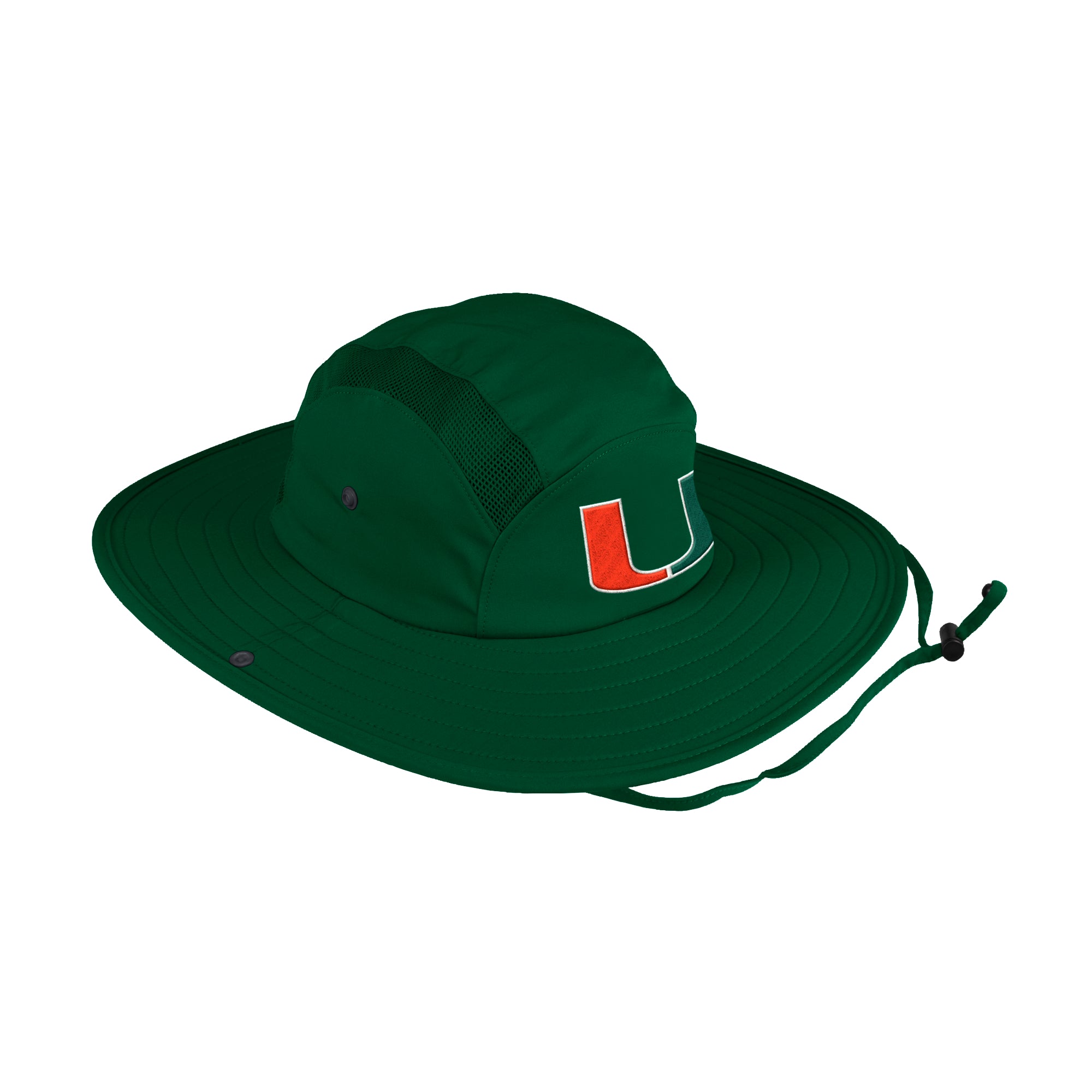 Miami Hurricanes adidas Safari Hat - Green