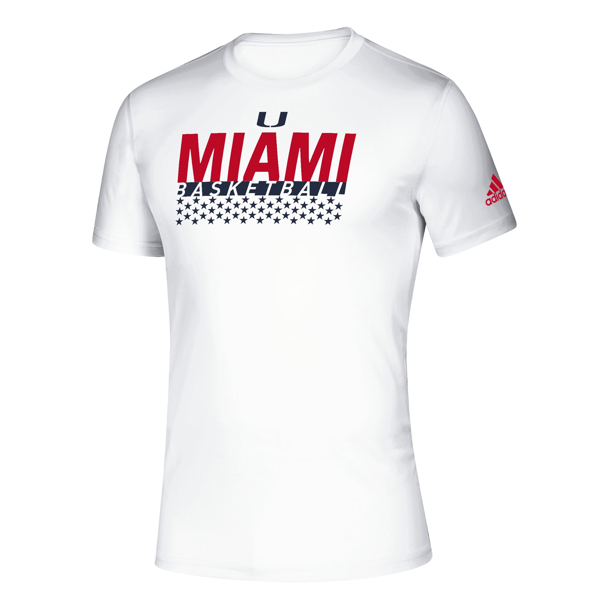 Miami Hurricanes adidas Creator Salute Basketball T-Shirt
