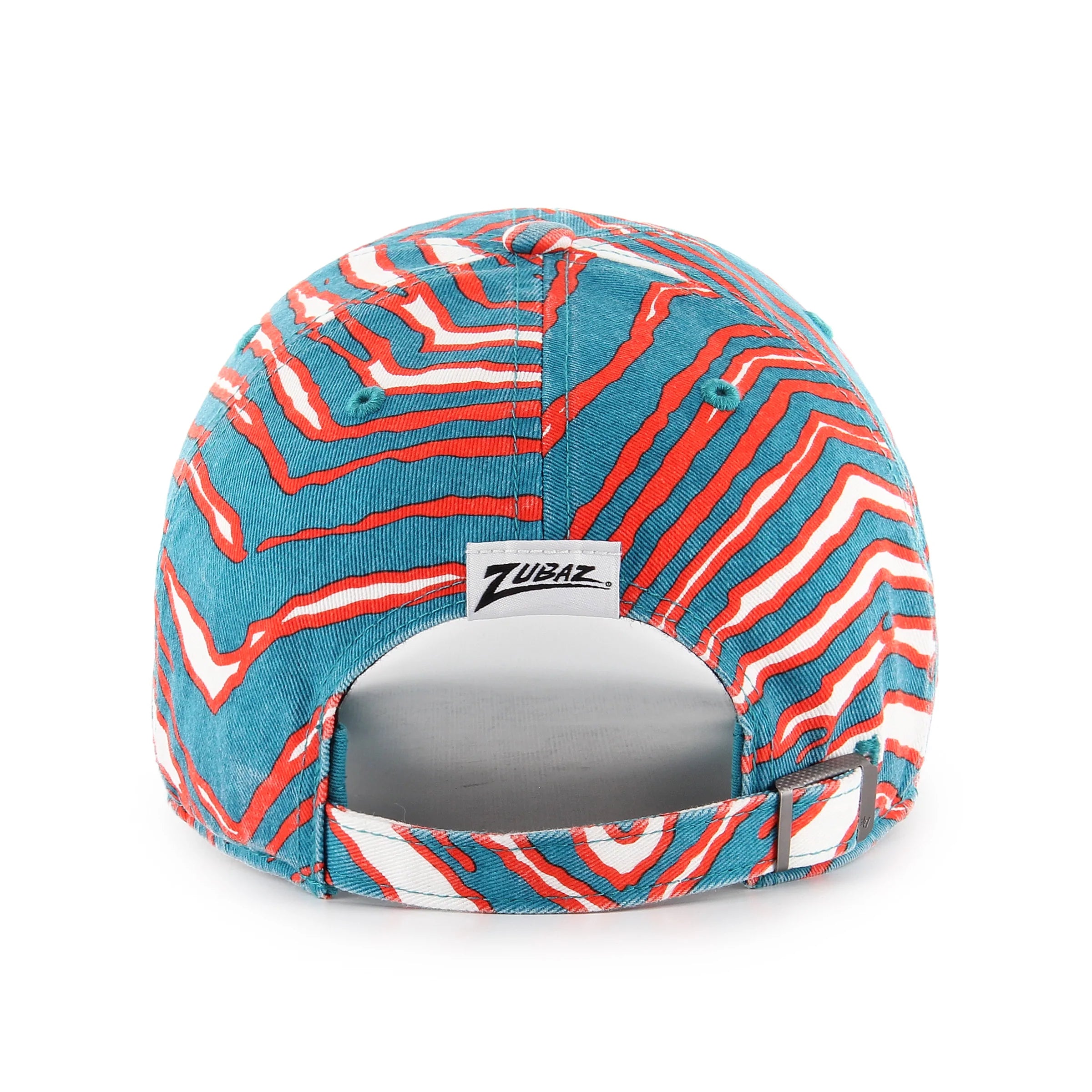 Men's '47 Aqua Miami Dolphins Zubaz Clean Up Adjustable Hat