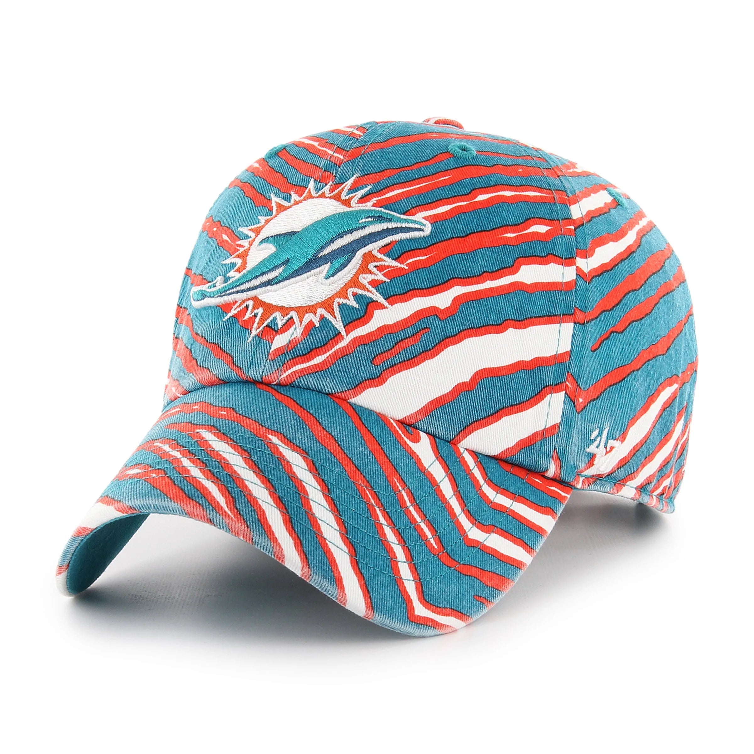 Miami Dolphins '47 Brand Zubaz Clean Up Adjustable Hat