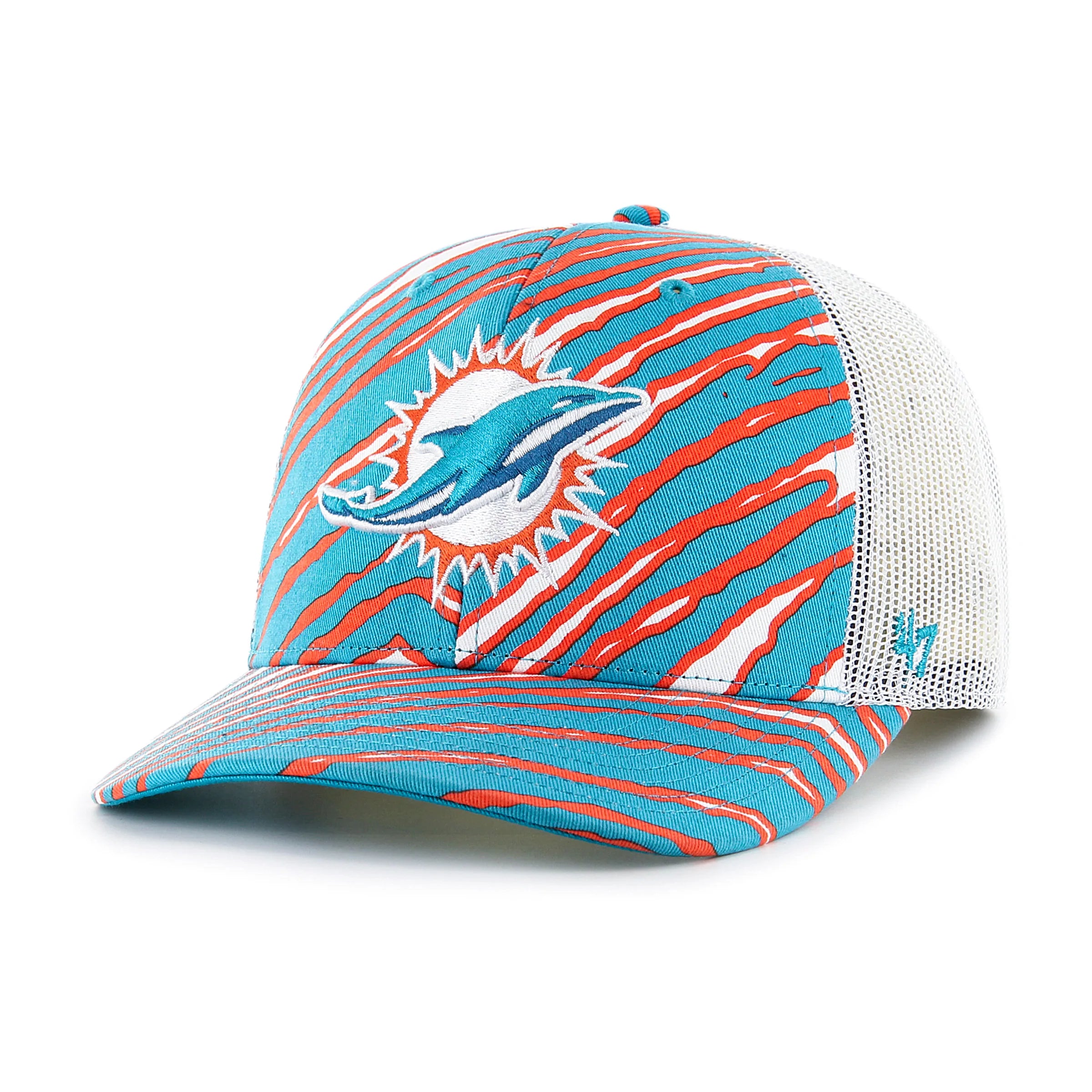 Miami Dolphins '47 Brand Zubaz Trucker Adjustable Hat