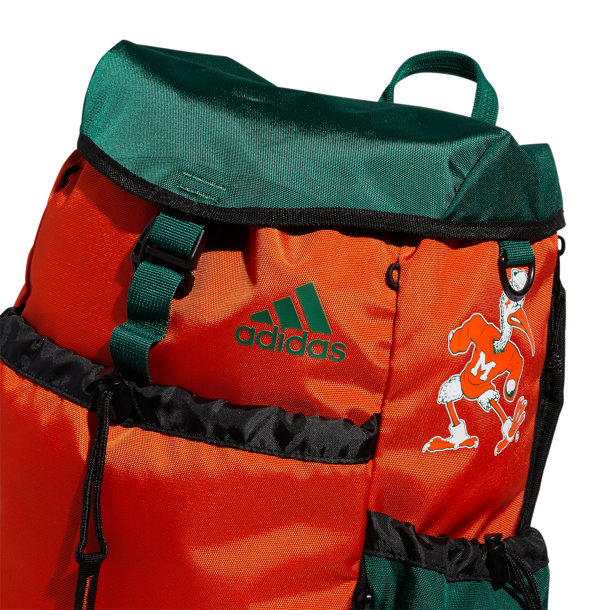 Miami Hurricanes adidas Utility Premium Backpack - Orange