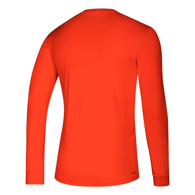 Miami Hurricanes adidas Locker Chromed Up Creator L/S T-Shirt - Orange